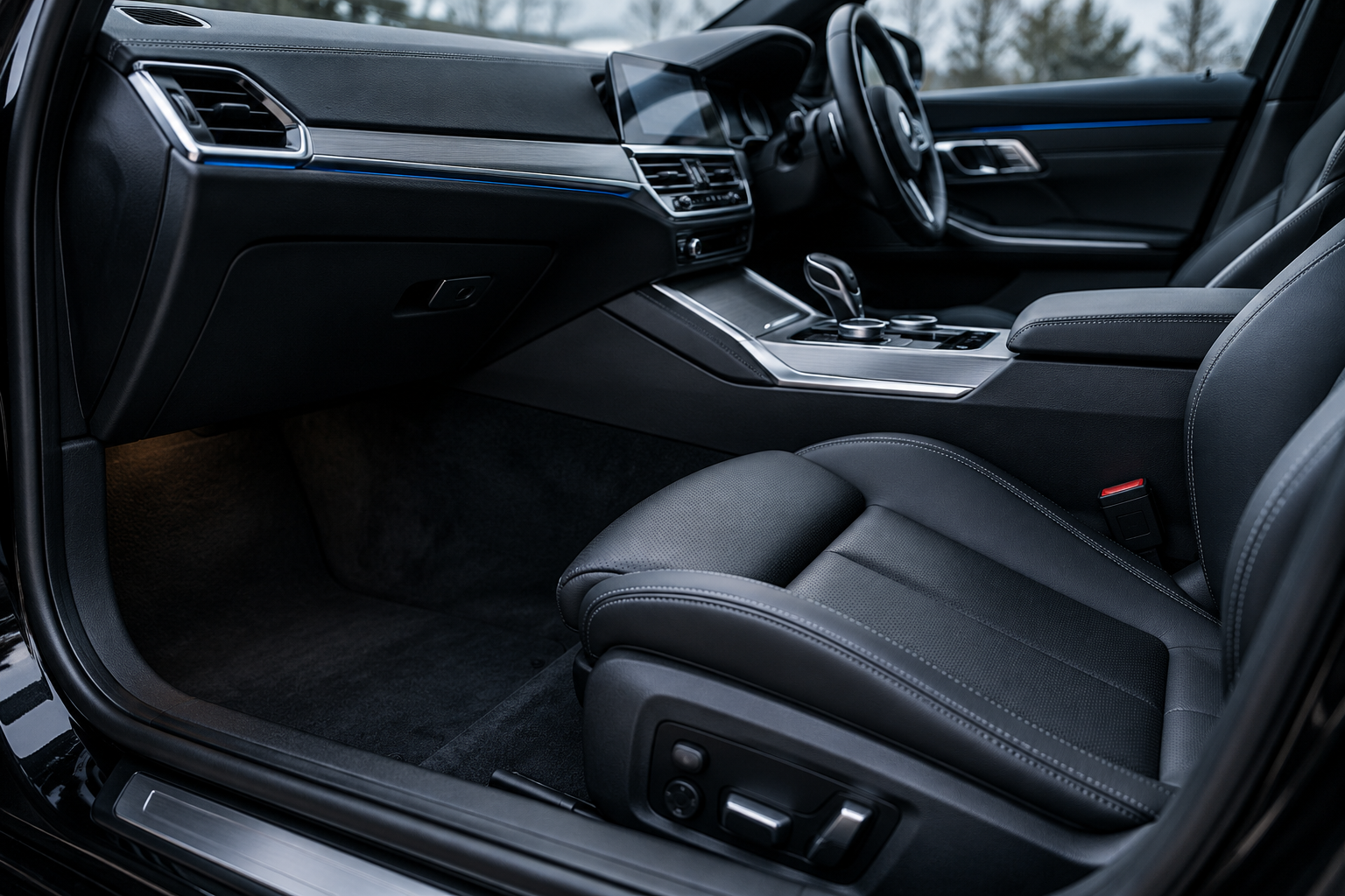 Car seat upholstery and interior surfaces
